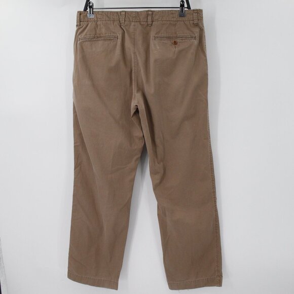 Vintage J crew pants Mens 33 34x29.5 chino flat front casual pockets straight - Picture 5 of 16